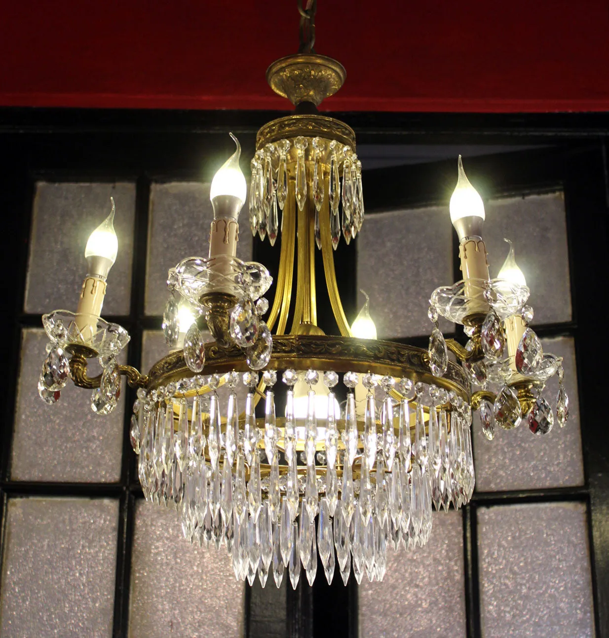 Vintage Italian Neoclassical Chandelier