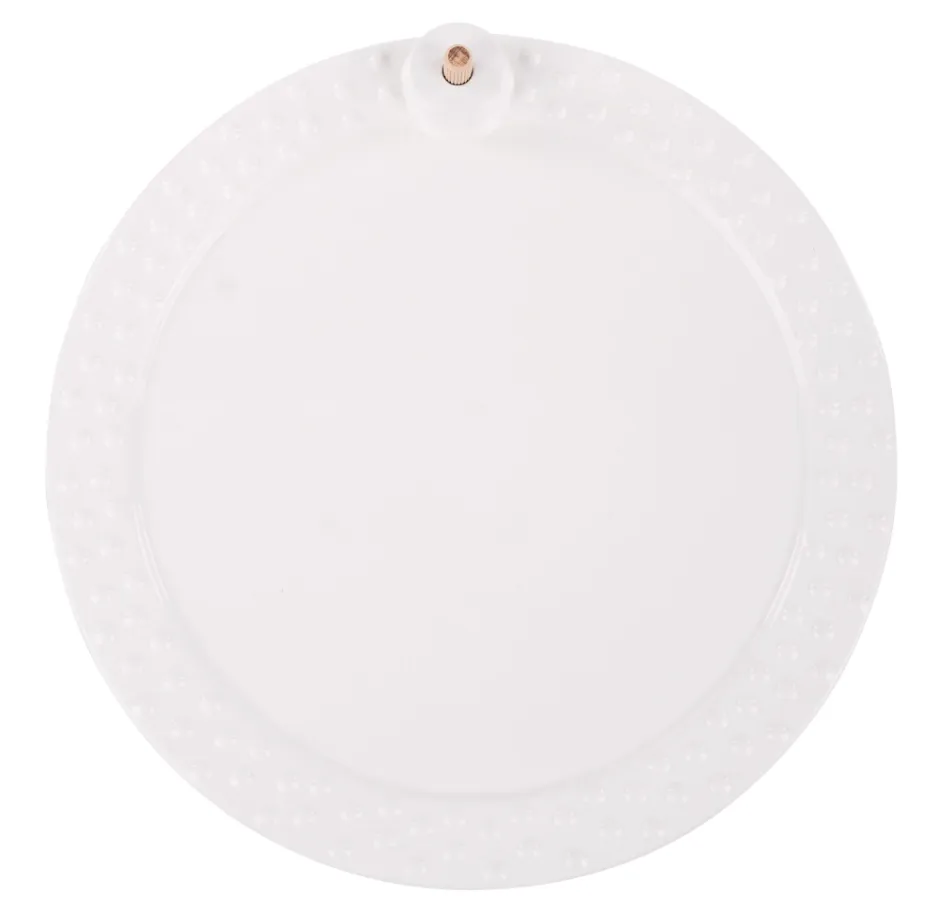 White Round Interchnageable Platter