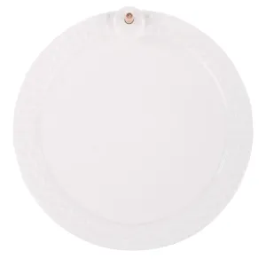 White Round Interchnageable Platter