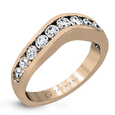 ZR1142 Anniversary Ring in 14k Gold with Diamonds